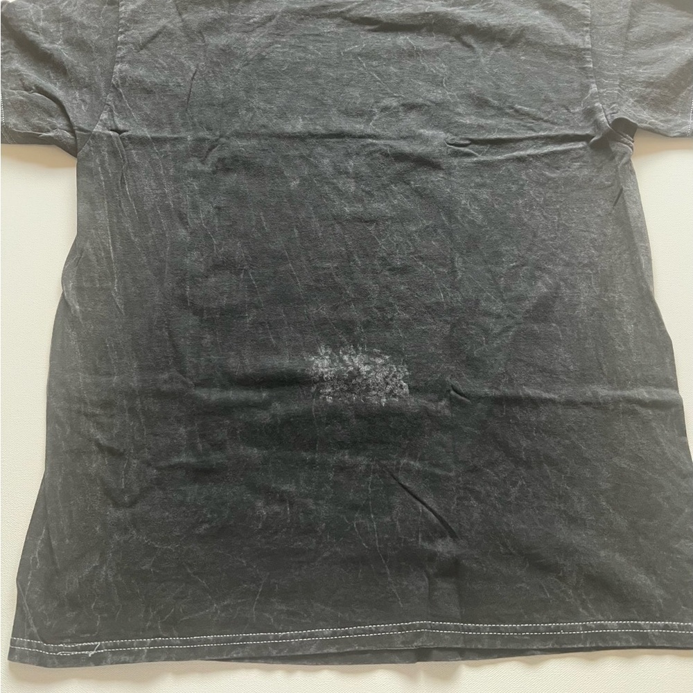 NWOT Nirvana Shirt Men's Large Gray Multicolor Tie Dye Smiley Print Grunge (F1) - Picture 4 of 4